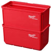 Milwaukee accessoires packout 10x20 cm bakjes (2 stuks) - 4932480699