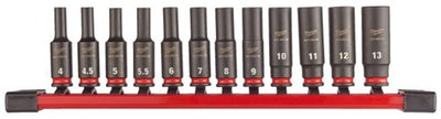 Milwaukee accessoires ¼ | shockwave | slagdoppenset | (12 stuks) - 4932480453