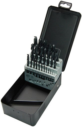 Milwaukee accessoires set hss-r metaalboren in metalen cassette (25-delig) - 4932352469