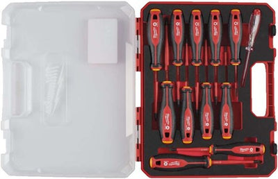 Milwaukee accessoires tri-lobe vde schroevendraaierset - 12-delig - 4932479095