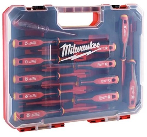 Milwaukee accessoires tri-lobe vde schroevendraaierset - 12-delig - 4932479095