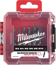 Milwaukee accessoires milwaukee boor tap combinatie | 1 4 hss-g | combi drill tap set - 4932498267 - afbeelding 2