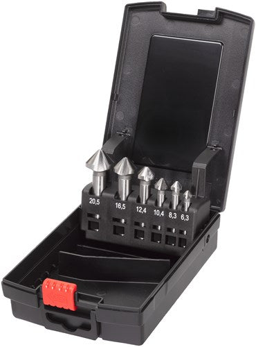 Milwaukee accessoires milwaukee countersink set hss co - 6 pc verzinkboren set hss-co (6-delig) - 4932493575