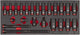Milwaukee doppenset | foam inlay | 3 8 | 23-delig - 4932493390