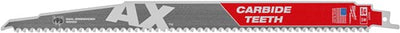 Milwaukee accessoires milwaukee heavy duty ax™ sloopbladen met carbide tanden | tct ax 300mm x 5 tpi | 5 pc - 48475527