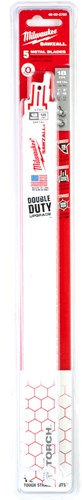 Milwaukee accessoires milwaukee heavy duty torch™ reciprozaagblad | torch 300mm x 18 tpi | 5 pc - 48475789