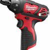 Milwaukee m12 bsd-0 1-toerige subcompact schroevendraaier | zonder accu's en lader - 4933447135