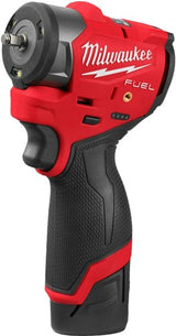 Milwaukee m12 fsciwf14-252x m12 fuel sub-compact 1 4 accu slagmoersleutel | met frictiering (2x 2,5ah accu + lader) - 4933498974 - afbeelding 2