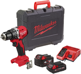 Milwaukee m18 blpdrc-422c m18 accu klopboormachine 60nm compact brushless, 1 x 4,0 ah 1x 2,0ah - 4933492825 - afbeelding 1