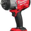 Milwaukee m18 fhiw2f12-0x m18 fuel™ slagmoersleutel 1 2 high trq, 1491nm frictiering | zonder accu's en lader - 4933492782