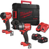 Milwaukee m18 fpp2a3-502x fuel power pack | m18fpd3 m18fid3 | 2x 5.0 ah accu + lader | in hd-koffer - 4933480873