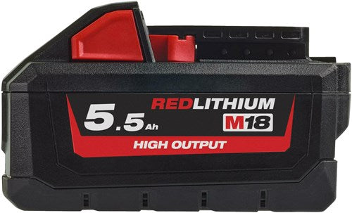 Milwaukee m18 hb5.5 accu 18v 5.5ah li-ion m18™ high output™ - 4932464712