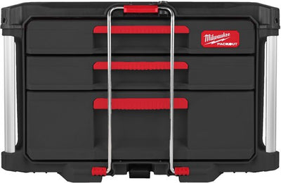 Milwaukee packout 2 + 1 drawer tool box packout™ box 2+1 lades 363 x 564 x 414 - 4932493190