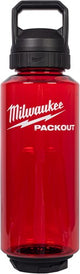 Milwaukee packout™ plastic fles met drinkdop | 1420 ml | rood - 4932498638