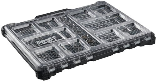Milwaukee ratel- en dopsleutelset packout metrisch ¼ ½ (63-delig) - 4932493661