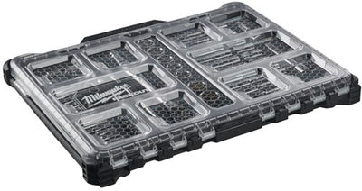 Milwaukee ratel- en dopsleutelset packout metrisch ¼ ½ (63-delig) - 4932493661