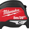 Milwaukee rolmaat | gen iiii | magnetisch | 8 m x 30 mm (26 ft) - 4932498771