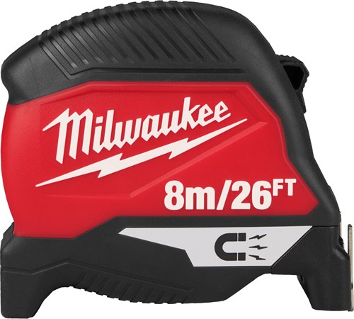 Milwaukee rolmaat | gen iiii | magnetisch | 8 m x 30 mm (26 ft) - 4932498771