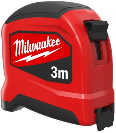 Milwaukee slim gen 2 rolbandmaat 3m - compact en duurzaam