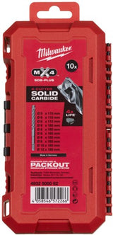 Milwaukee accessoires milwaukee sds-plus borenset | mx4 | packout ready box | 5 6 6 x 115 6 6 8 8 8 10 x 165 12 x 160 mm - 4932500062 - afbeelding 2