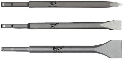 Milwaukee accessoires startersset sds-plus beitelset (3-delig) - 4932430001