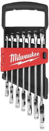 Milwaukee steek- en ratelsleutel set | max bite flex | 7-delig - 4932478557 - afbeelding 1