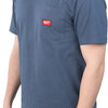 Milwaukee wt ss blu l t-shirt work short sleeve blue l - 4932493015