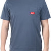 Milwaukee wt ss blu l t-shirt work short sleeve blue l - 4932493015