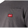 Milwaukee wtssgr xl t-shirt work short sleeve grey xl - 4932493011
