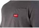 Milwaukee wtssgr xl t-shirt work short sleeve grey xl - 4932493011 - afbeelding 2