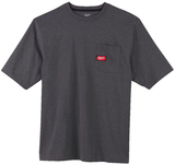 Milwaukee wtssgr xl t-shirt work short sleeve grey xl - 4932493011 - afbeelding 1