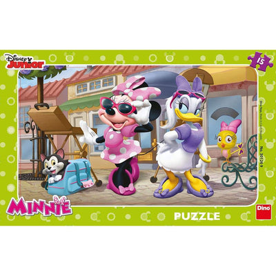 Disney puzzel minnie en daisy in montmartre 15 stukjes