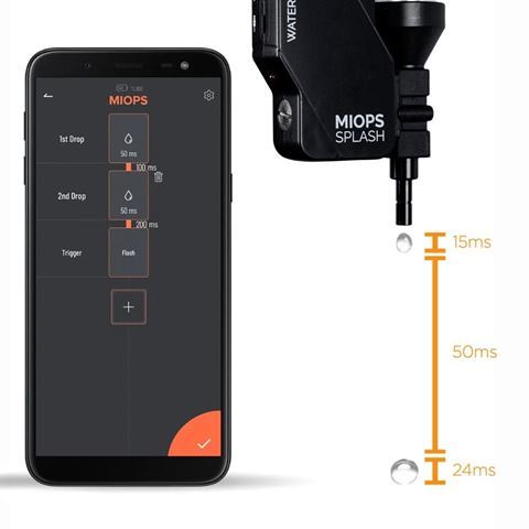 Miops splash v2 waterdruppel kit + c2 kabel