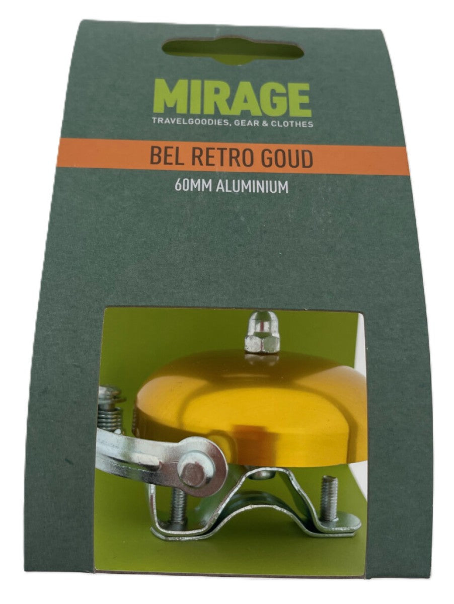 Mirage bel retro alu 60mm, goud