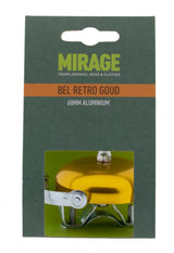 Mirage bel retro alu 60mm, goud - afbeelding 2