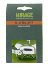 Mirage bel retro alu 60mm, zilver - afbeelding 2
