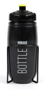 Mirage Bidon met houder 600 ml zwart - afbeelding 1