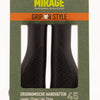Mirage Fiets Handvatten - Ergonomisch, Zwart, 132mm