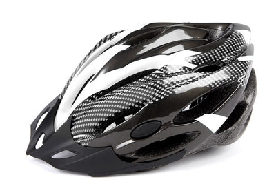 Mirage helm l 58-62 zilver zwart wit