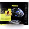 Mirage helm l 58-62 zilver zwart wit