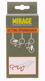 Set ophanghaken met ketting geplastificeerd - afbeelding 2