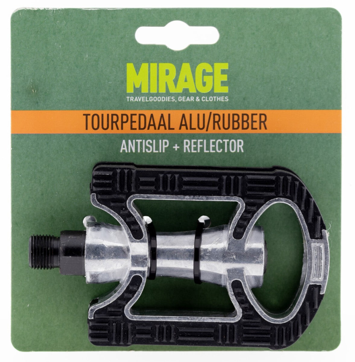 Pedalen Mirage Anti-Slip Aluminium zilver