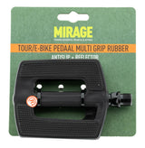 Mirage pedalen tour ebike multigrip kunststof rubber zwart - afbeelding 2