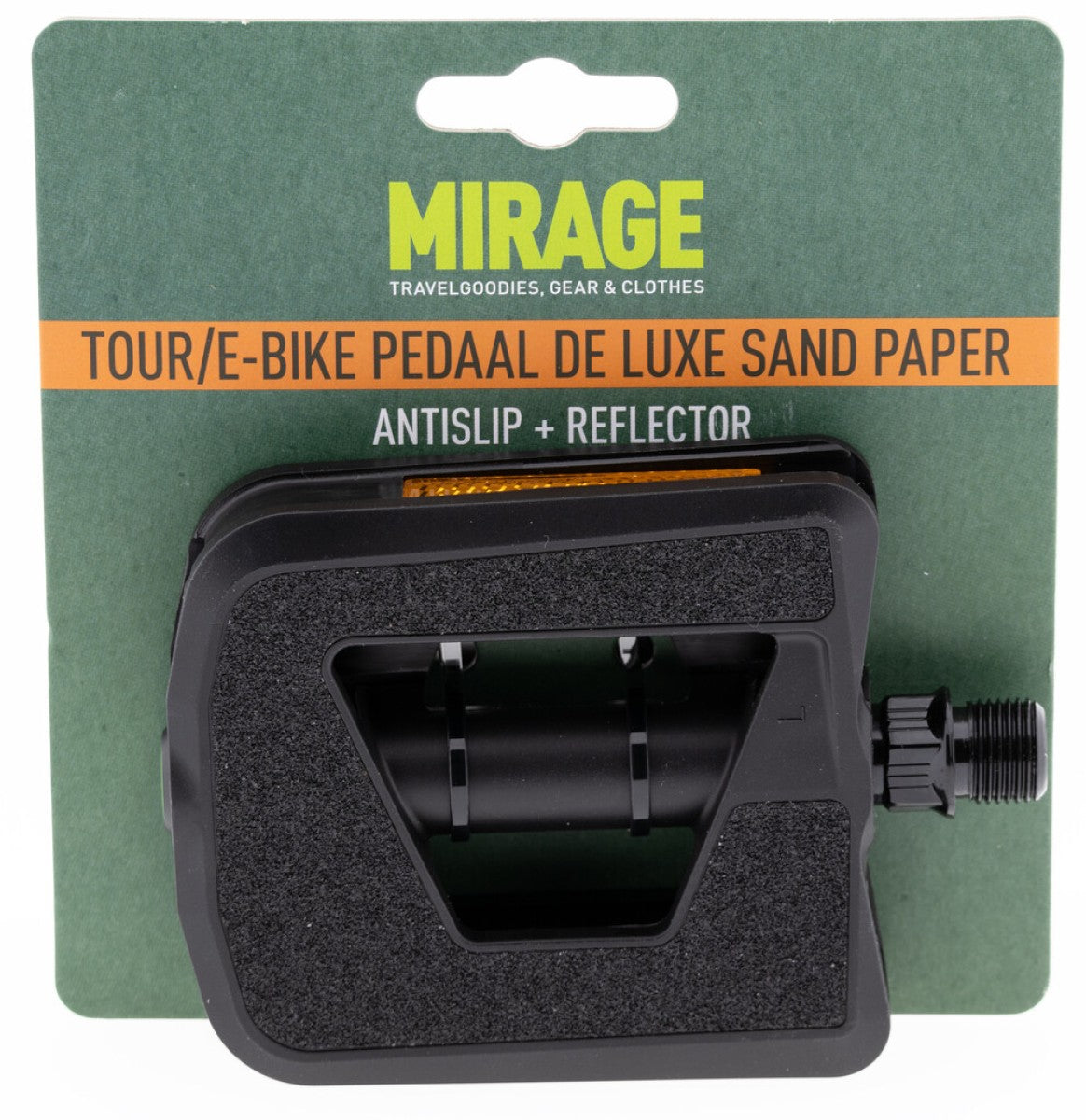 Mirage pedalen tour ebike deluxe kunststof sandpaper zwart