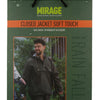 Mirage regenjas rainfall closed jacket - maat l - gemaakt van polyester soft touch - earl grey
