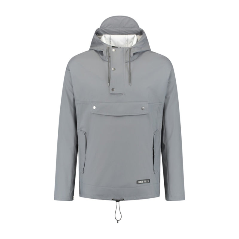 Mirage regenjas rainfall closed jacket - maat s - gemaakt van polyester soft touch - earl grey
