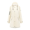 Mirage regenjas rainfall trenchcoat - maat l - gemaakt van polyester soft touch - off white