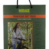 Mirage regenjas rainfall trenchcoat - maat l - gemaakt van polyester soft touch - off white