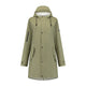 Mirage regenjas rainfall trenchcoat - maat m - gemaakt van polyester soft touch - olive green