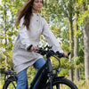 Mirage regenjas rainfall trenchcoat - maat l - gemaakt van polyester soft touch - off white